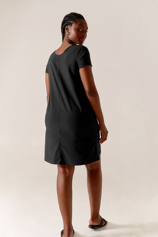 Basic black t shirt dress hotsell