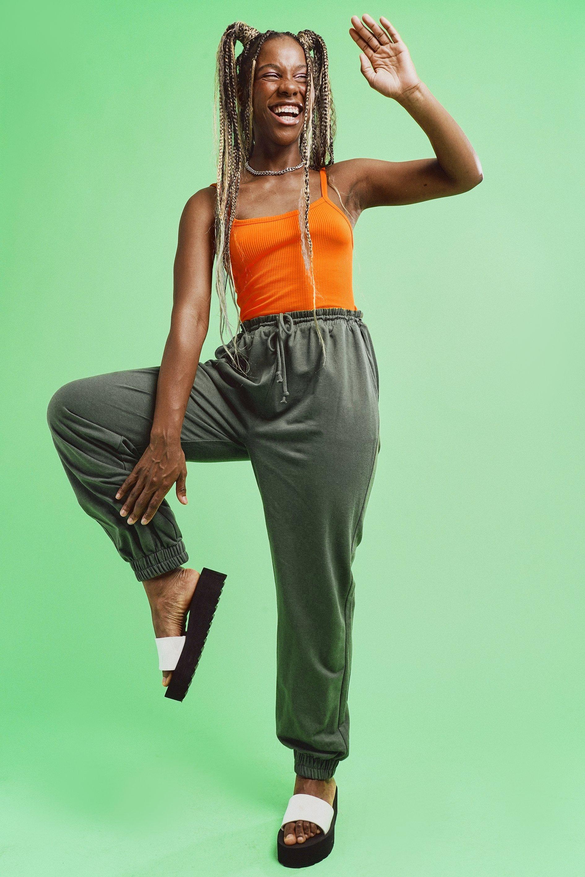 swoosh joggers