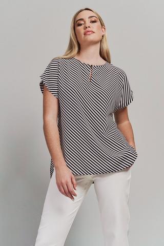Stripe Boxy Top