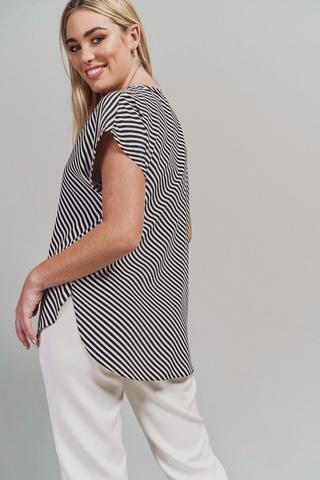 Stripe Boxy Top