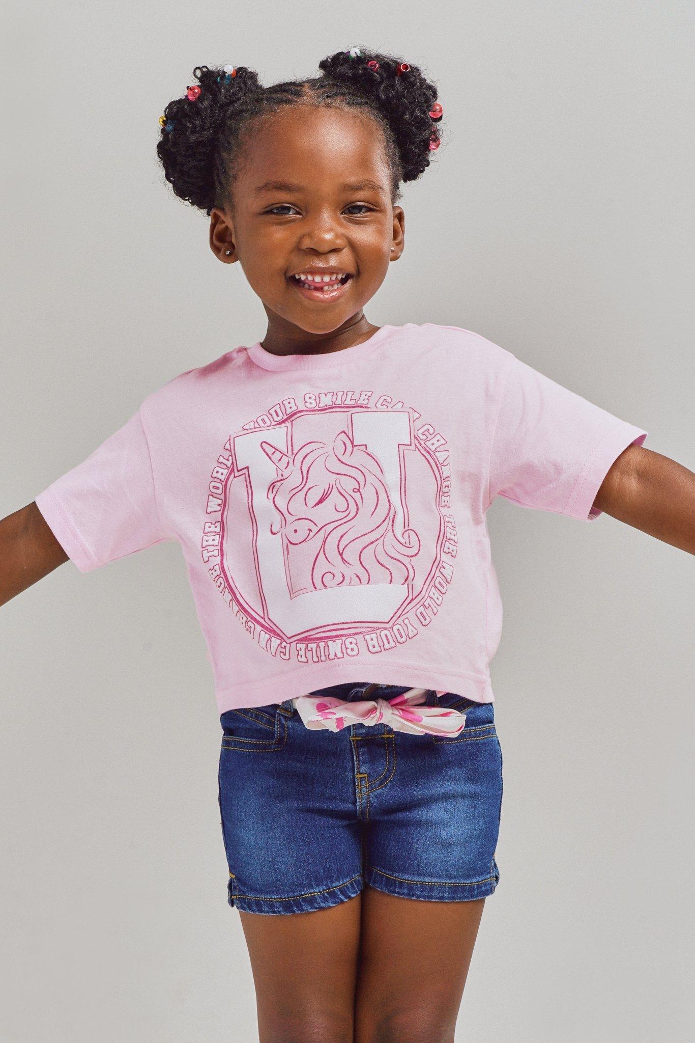 Pink t outlet shirt kids