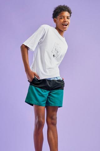 Elastic hot sale swim shorts