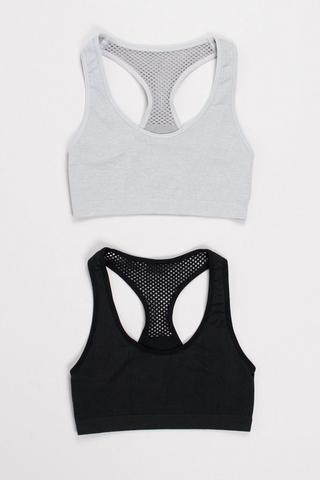 2 Pack Crop Bras