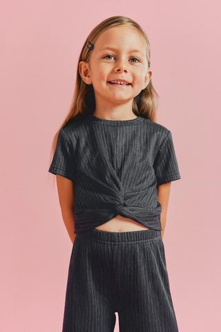 Top And Wide Leg Pants Set