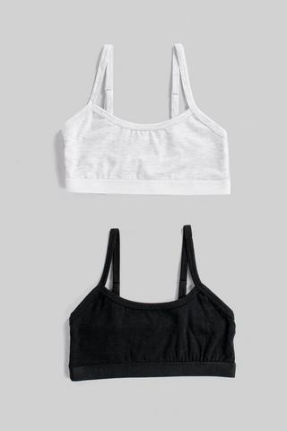 2 Pack Crop Bras