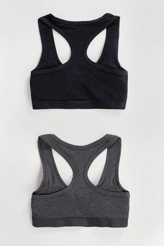 2 Pack Crop Bras
