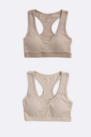 2 Pack Crop Bras
