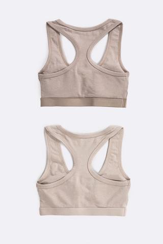 2 Pack Crop Bras