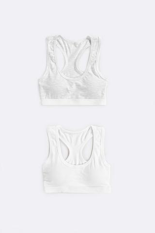 2 Pack Crop Bras
