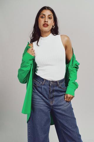 Turtle Neck Tank Top