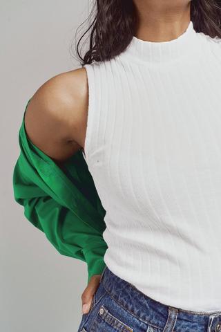 Turtle Neck Tank Top