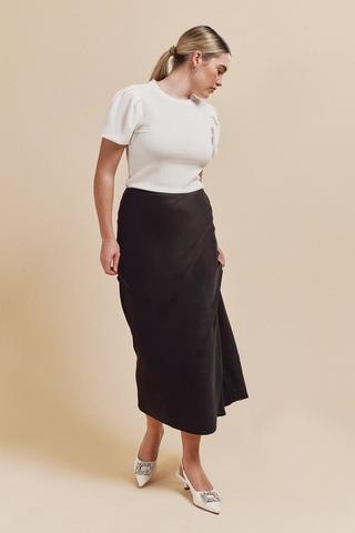 Satin Slip Skirt
