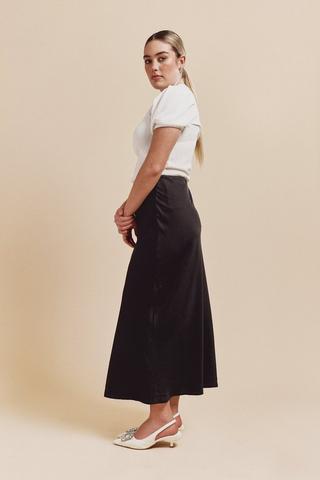 Satin Slip Skirt