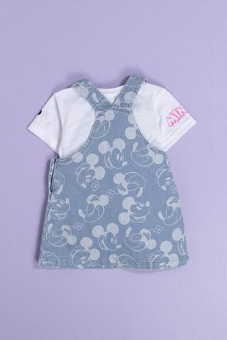 Minnie Mouse Pinafore Dress And T-Shirt Set