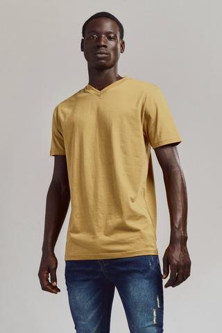 Mens YELLOW T-shirts Tops & Tees