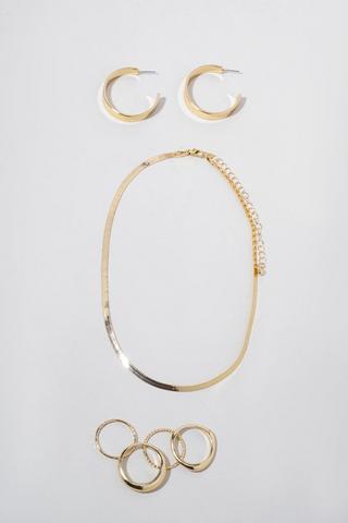 Necklace Earring and Ring Set