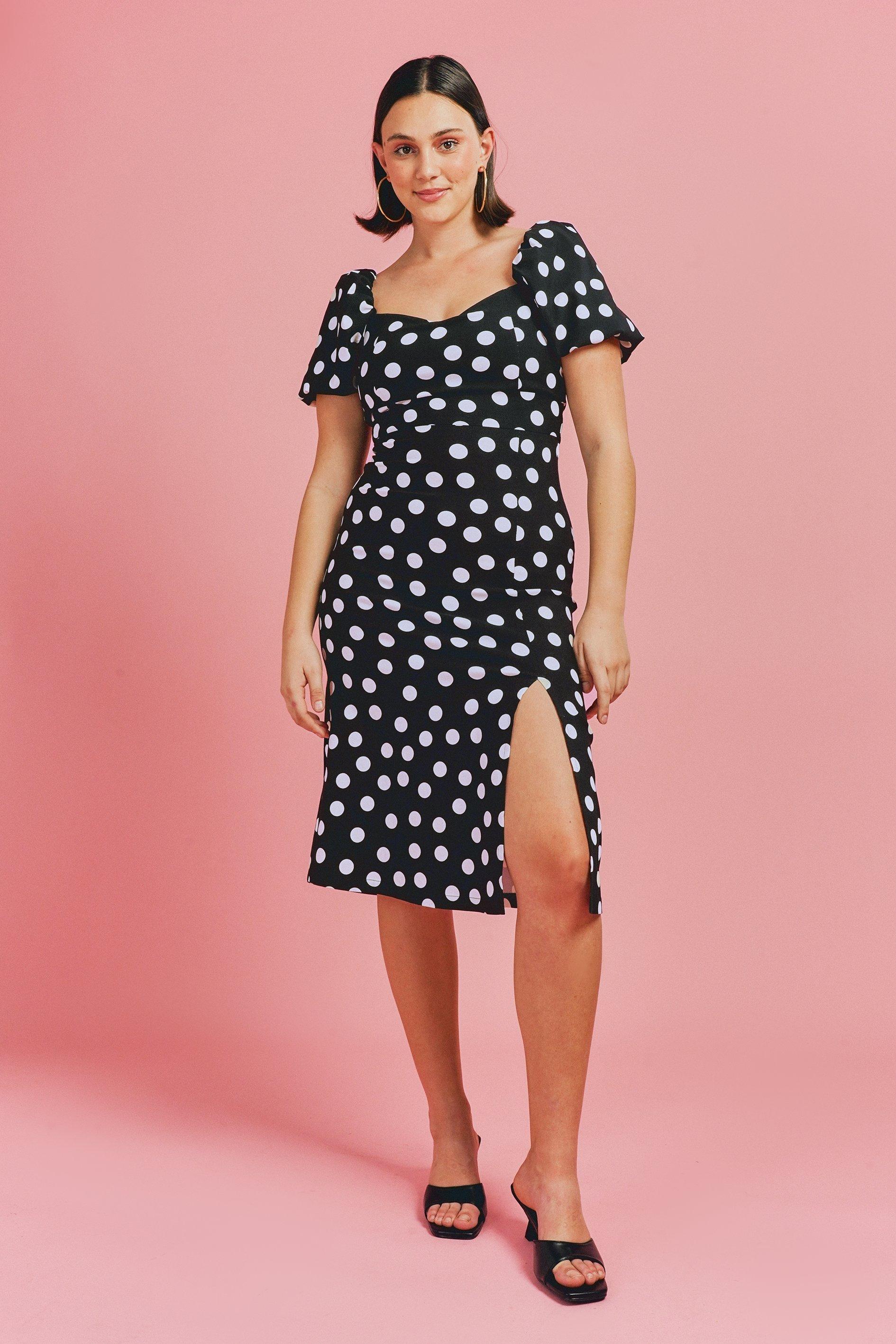 Polka dot store dress mr price