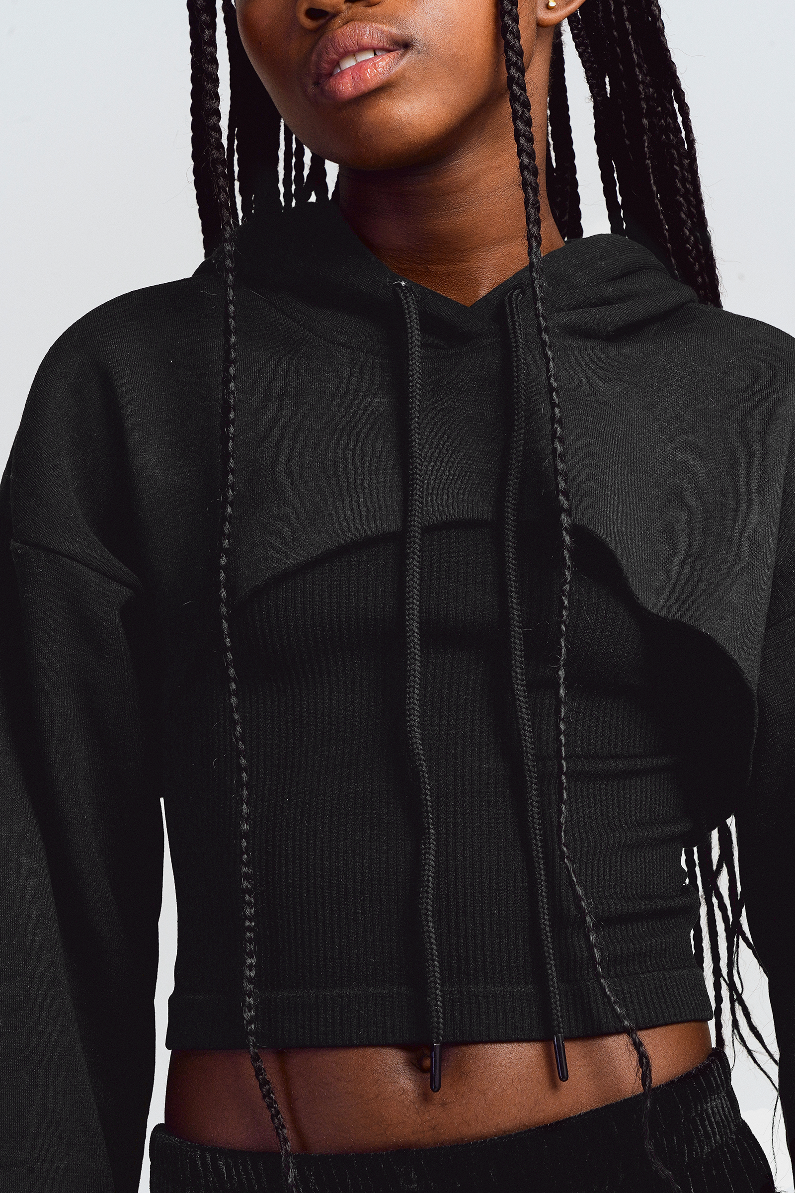 Cropped Active Hoodie