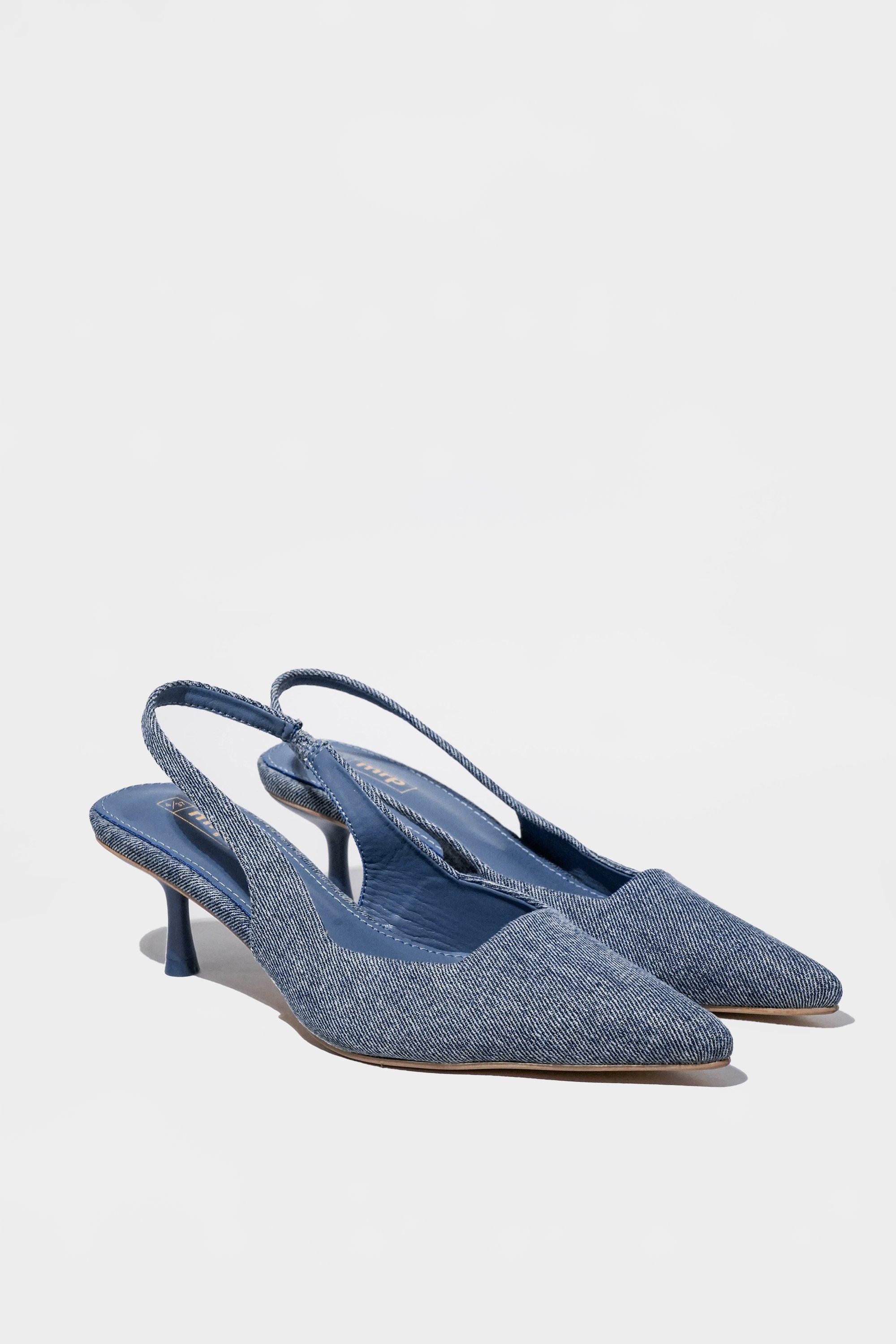 Slingback Court Kitten Heel