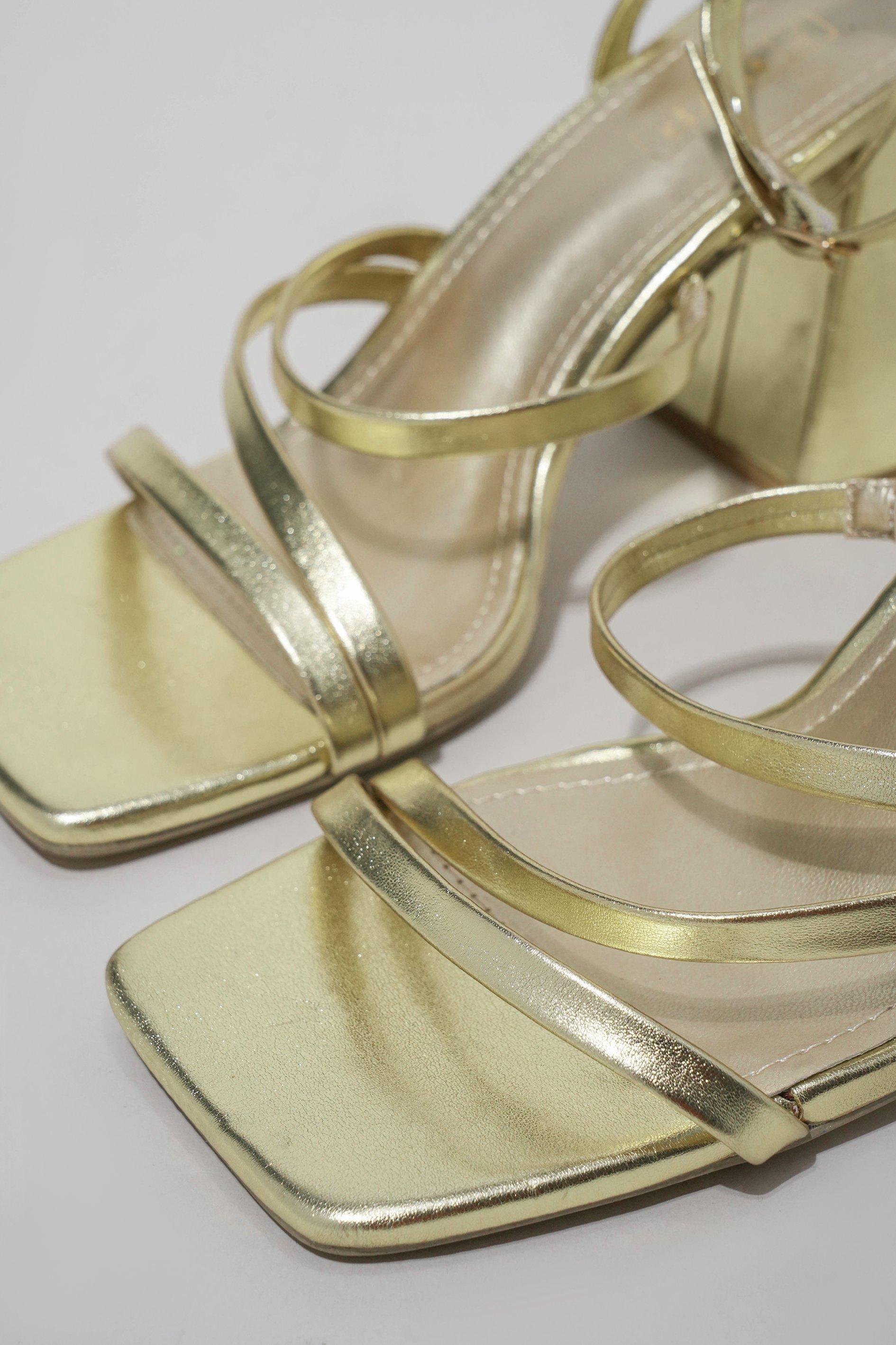 Gold heels mr price sale