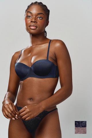 2 Pack Balconette Bra