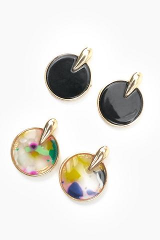 2 Pack Stud Earrings