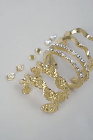 6 Pack Hoop Earrings