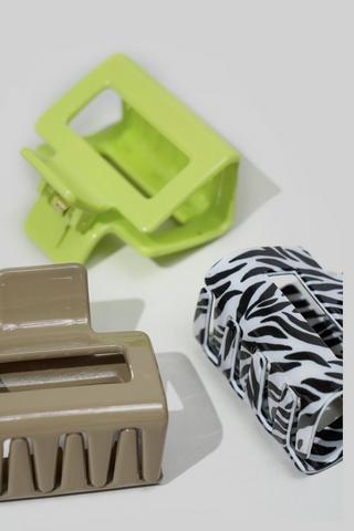3 Pack Hair Claws