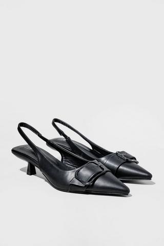 Slingback Court Kitten Heel