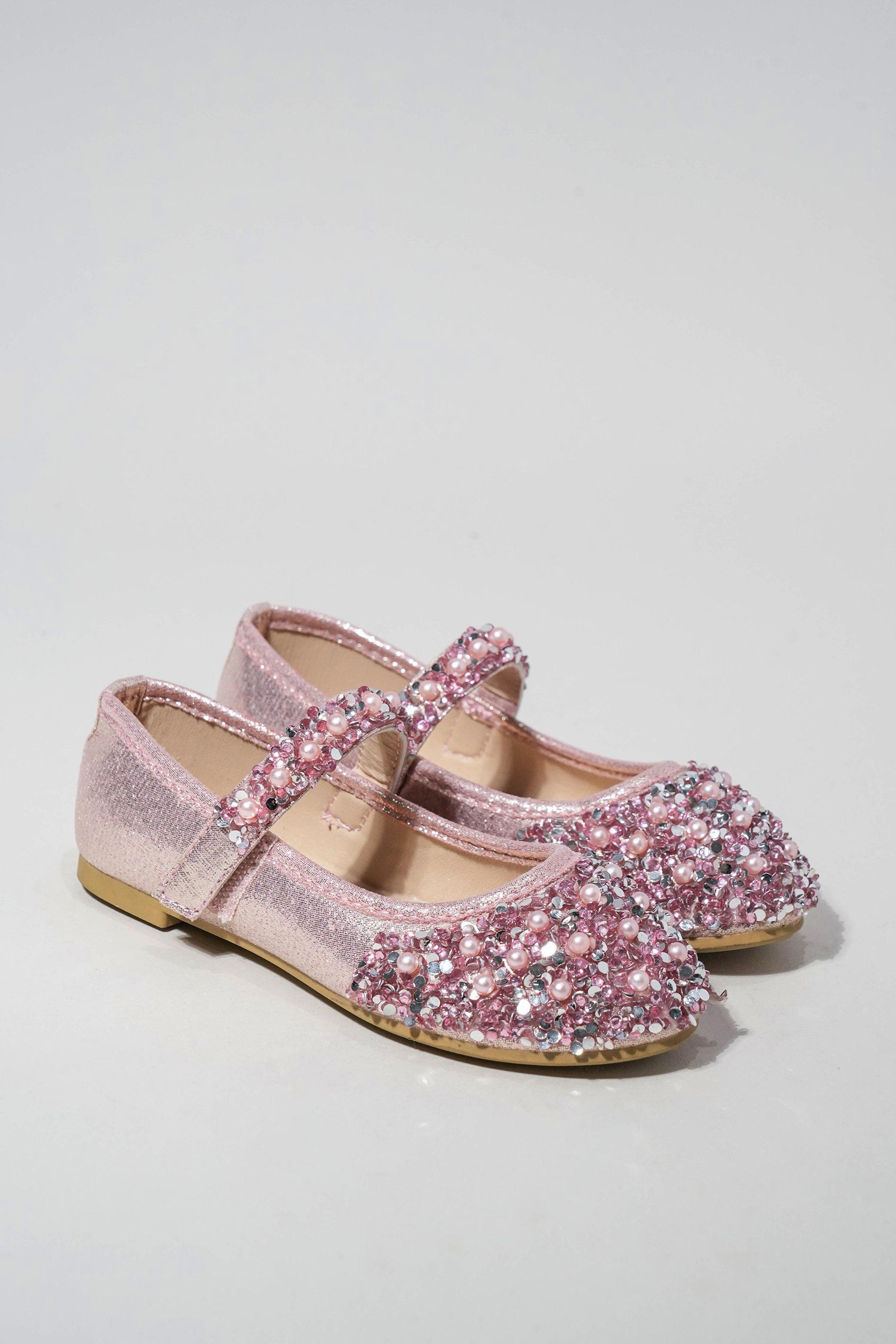 Ladies glitter pumps best sale