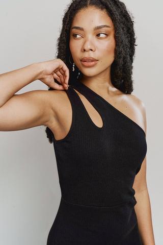 One Shoulder Bodycon Dress