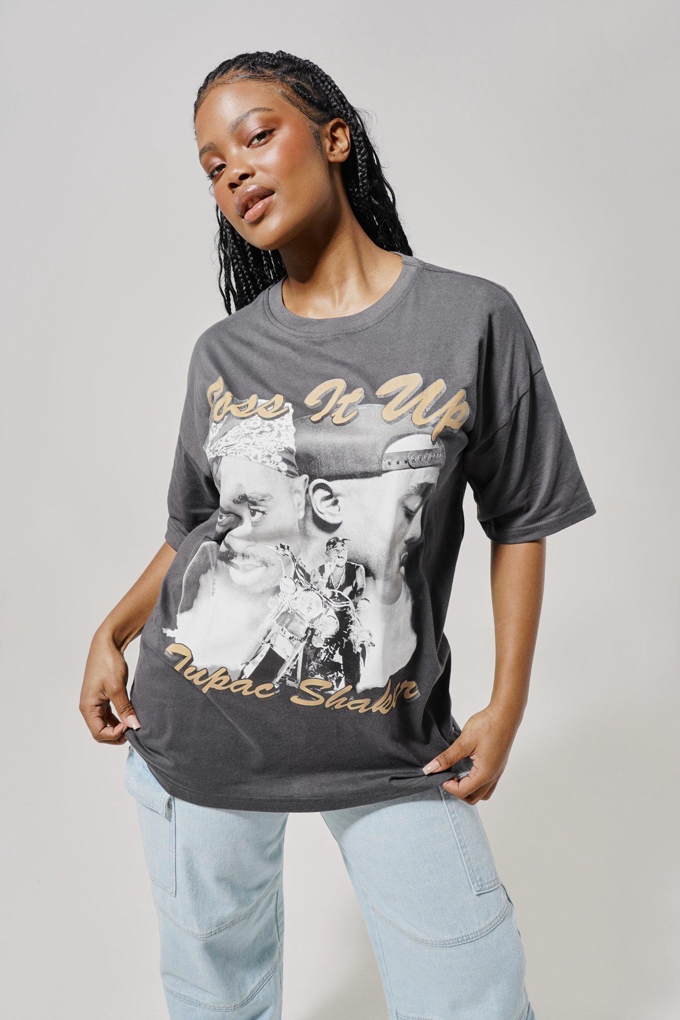 2pac cheap shirt dames