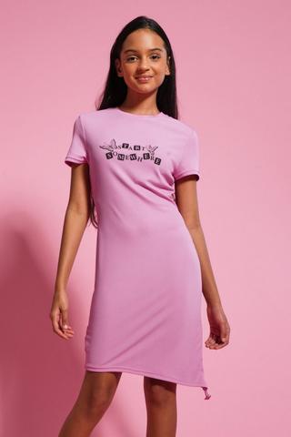 Side-Ruched Bodycon Dress