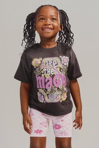 Oversized T-Shirt And Cycle Shorts Set