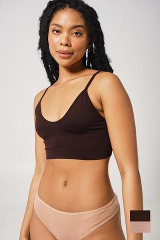 2 Pack Crop Bra