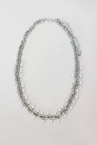 Oyster Beaded Necklace