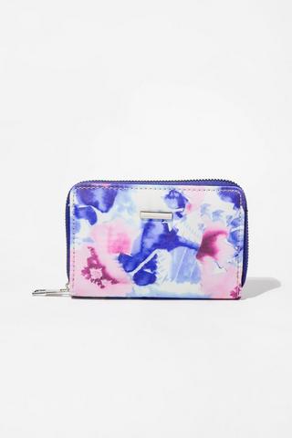 Pink Marble Mini Zip Wallet