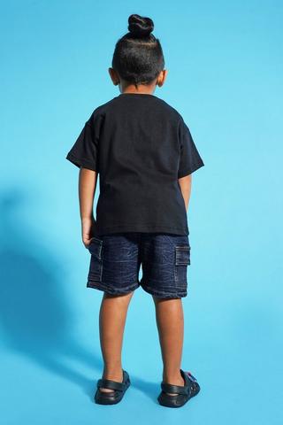 Denim Cargo Shorts