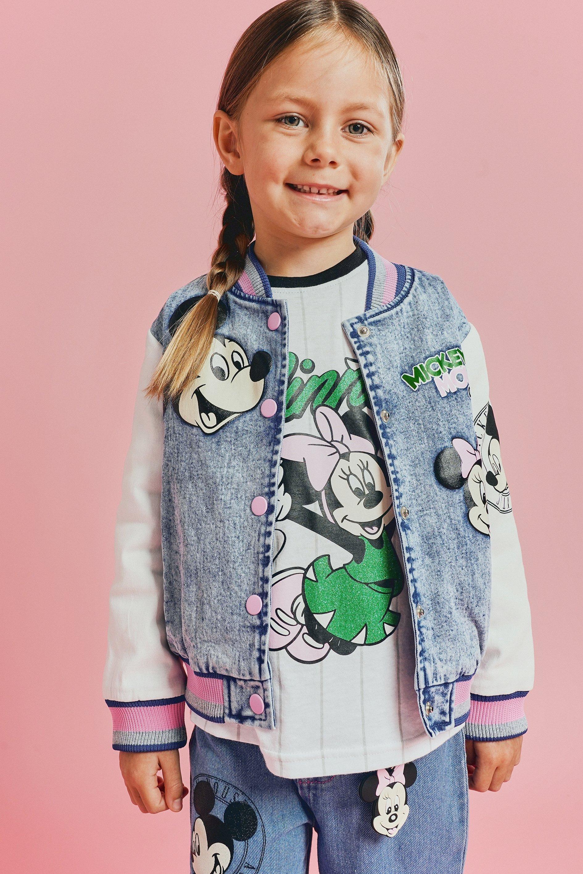 Minnie mouse jean hot sale jacket toddlers