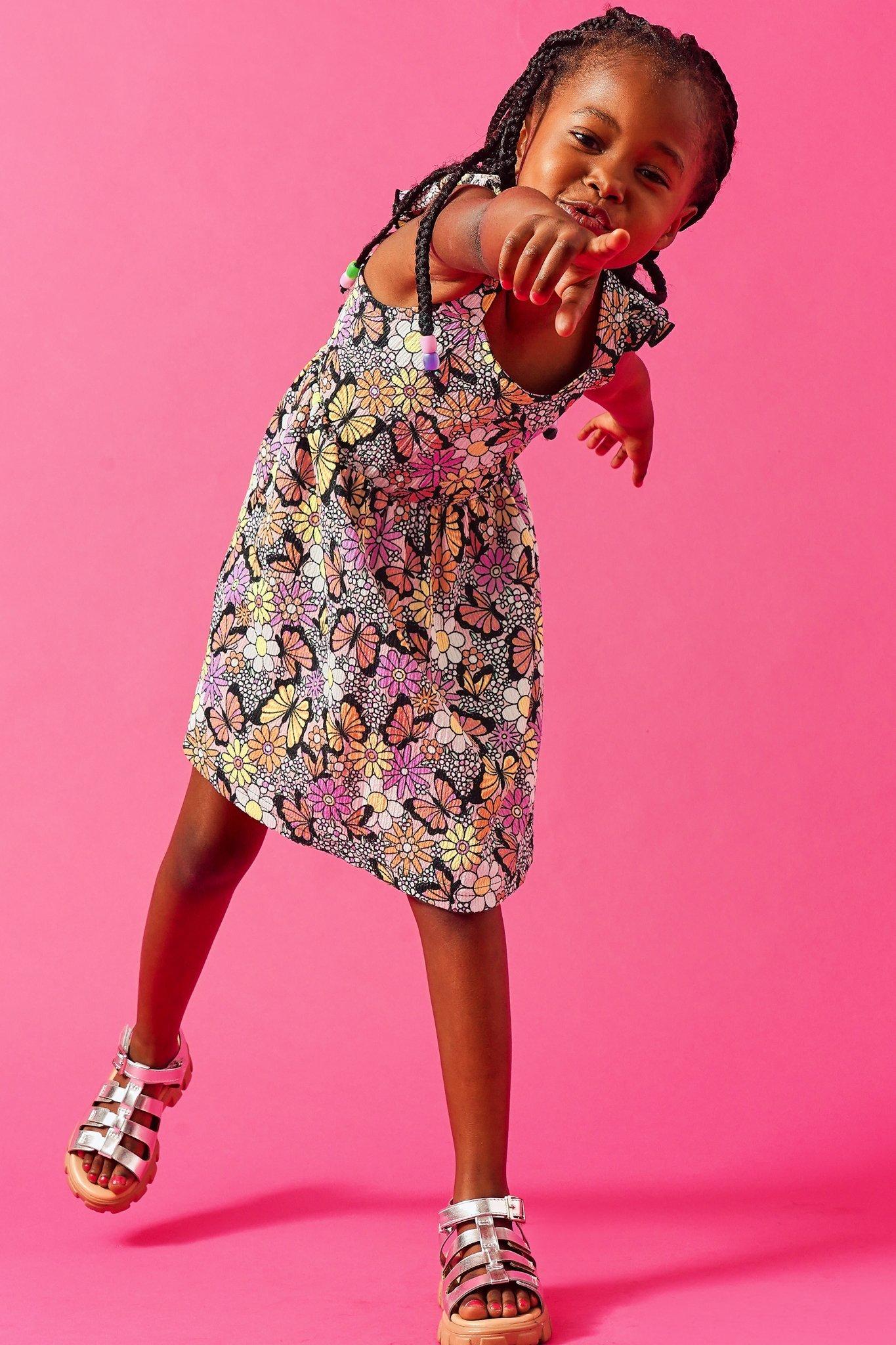 Jungle Vibes Girl’s Trapeze Dress