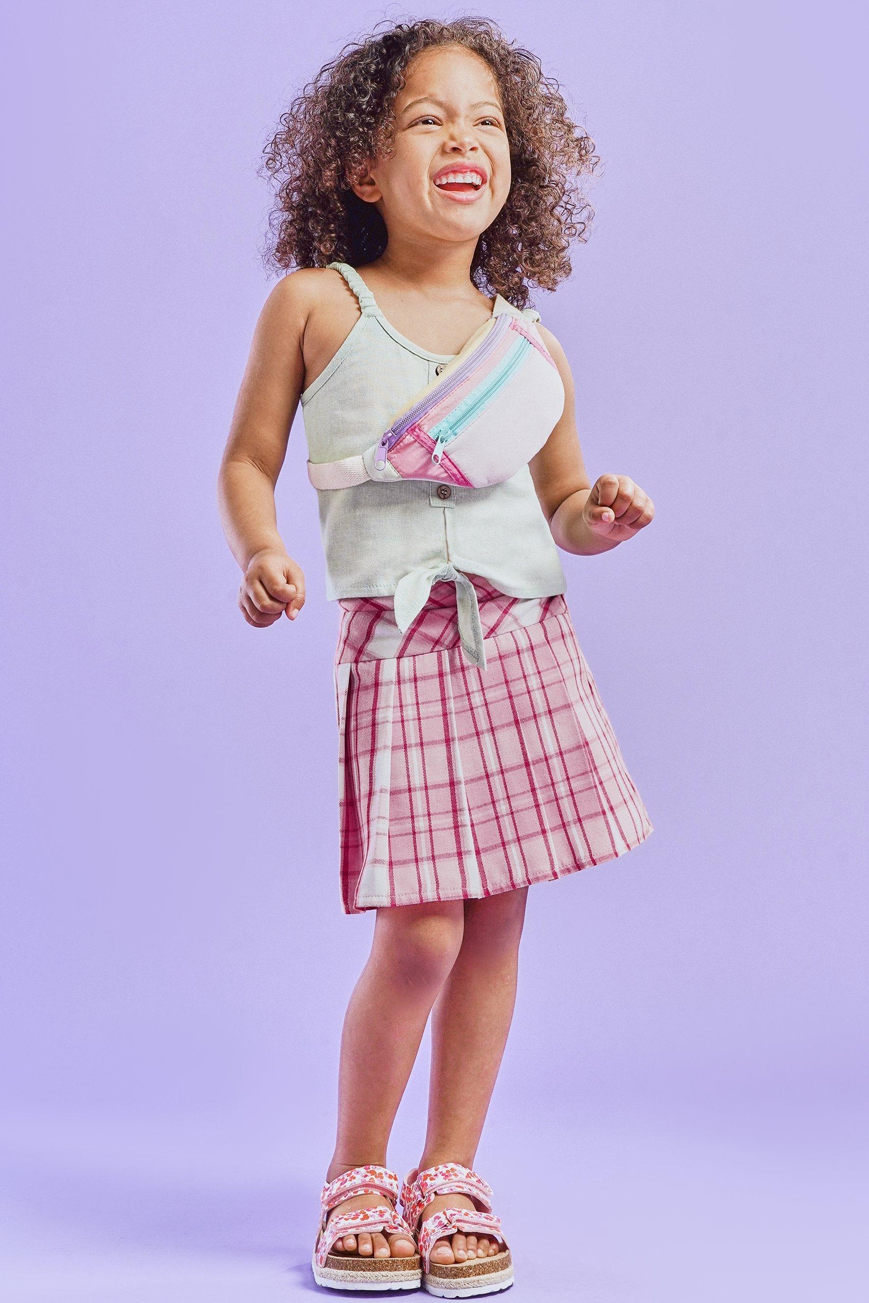 Jupe Plissée à Carreaux Hartstrings – Fille Taille 7, Boutique (Occasion, Très Bon État)