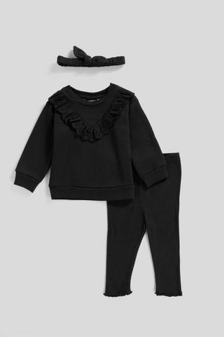 Active Top, Leggings And Headband Set