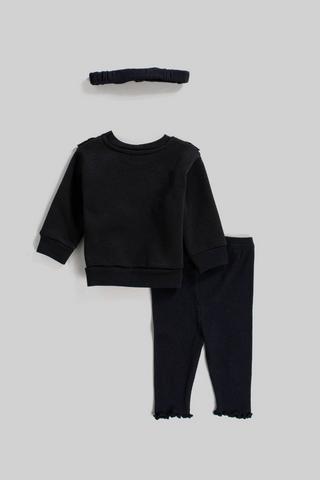 Active Top, Leggings And Headband Set