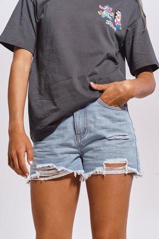 Denim Cheeky Shorts