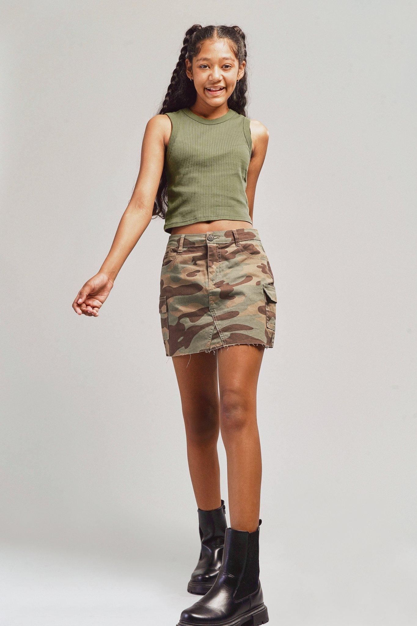 Cargo pocket clearance skirt for sale