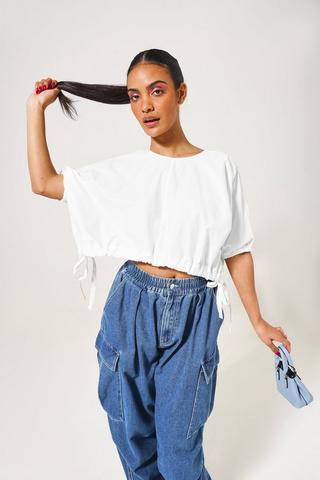 Poplin Boxy Top