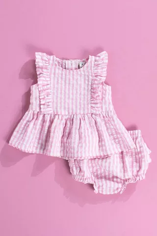 Sleeveless Top And Bloomers Set