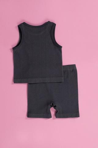 Seamless Tank Top And Cycle Shorts Set
