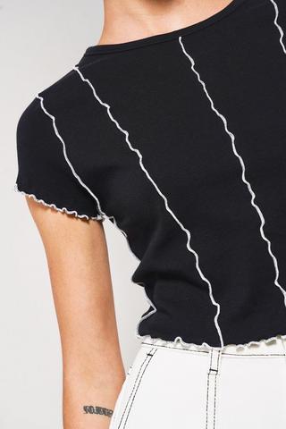 Spliced Fitted Top