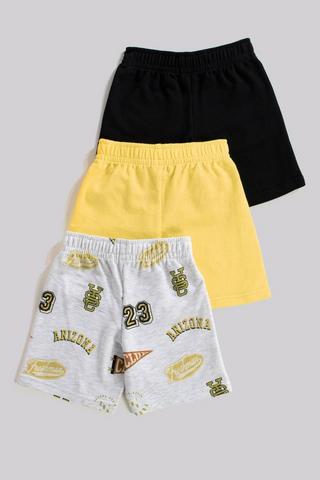 3 Pack Shorts